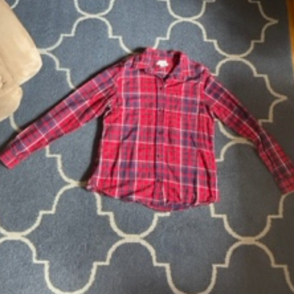 L.L.Bean multi-color flannel
